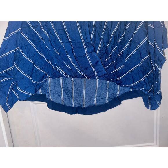 Free People Revolve size Medium Sleepy Time Striped Boxy Flowy Fit Blouse Top - Picture 3 of 9